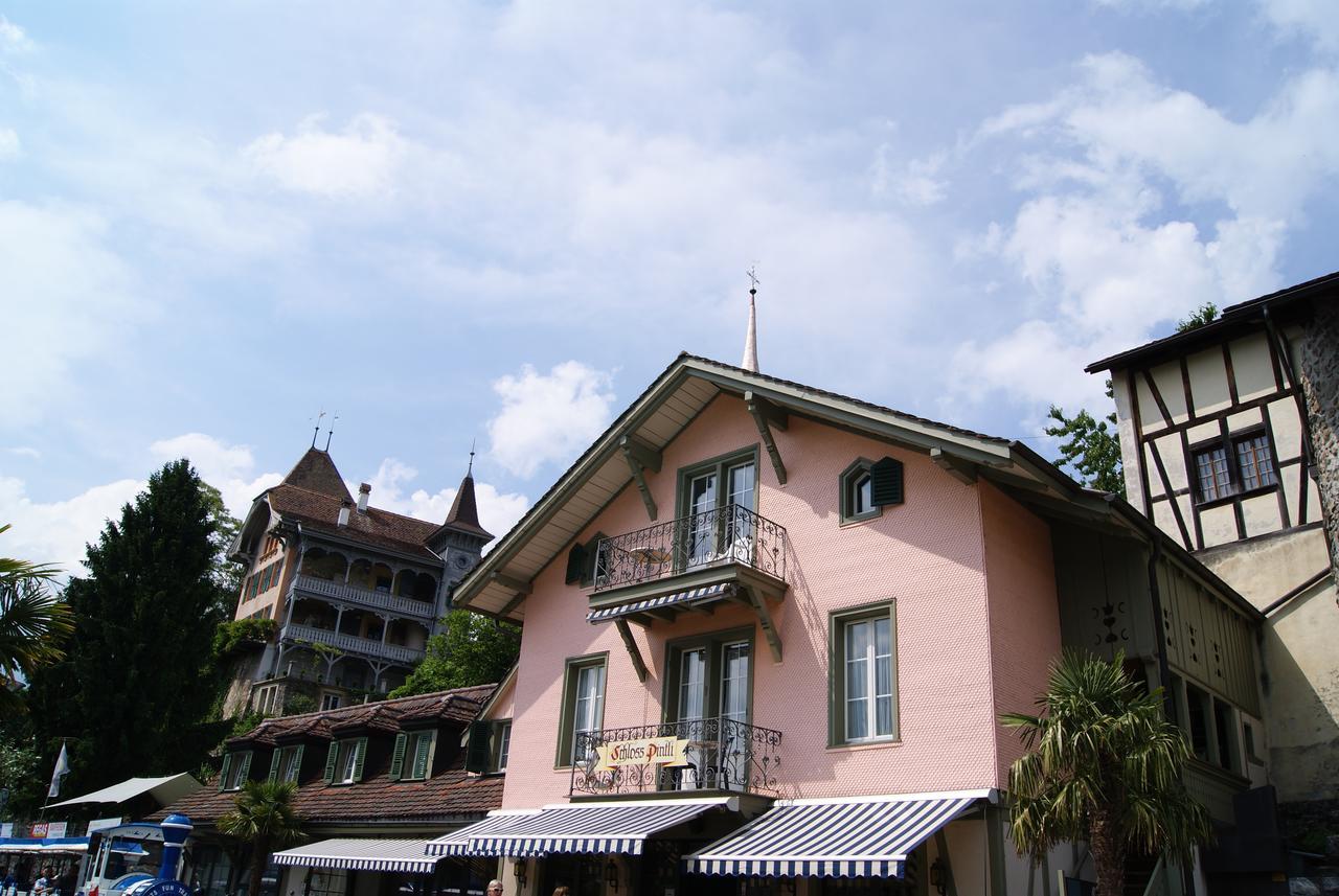 Hotel Schlosspintli Spiez Exterior foto
