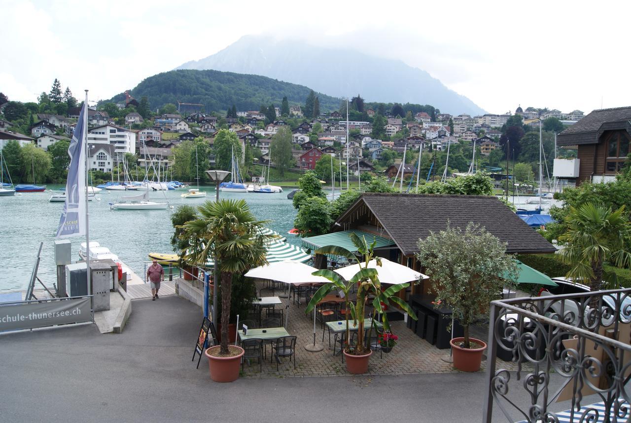 Hotel Schlosspintli Spiez Exterior foto